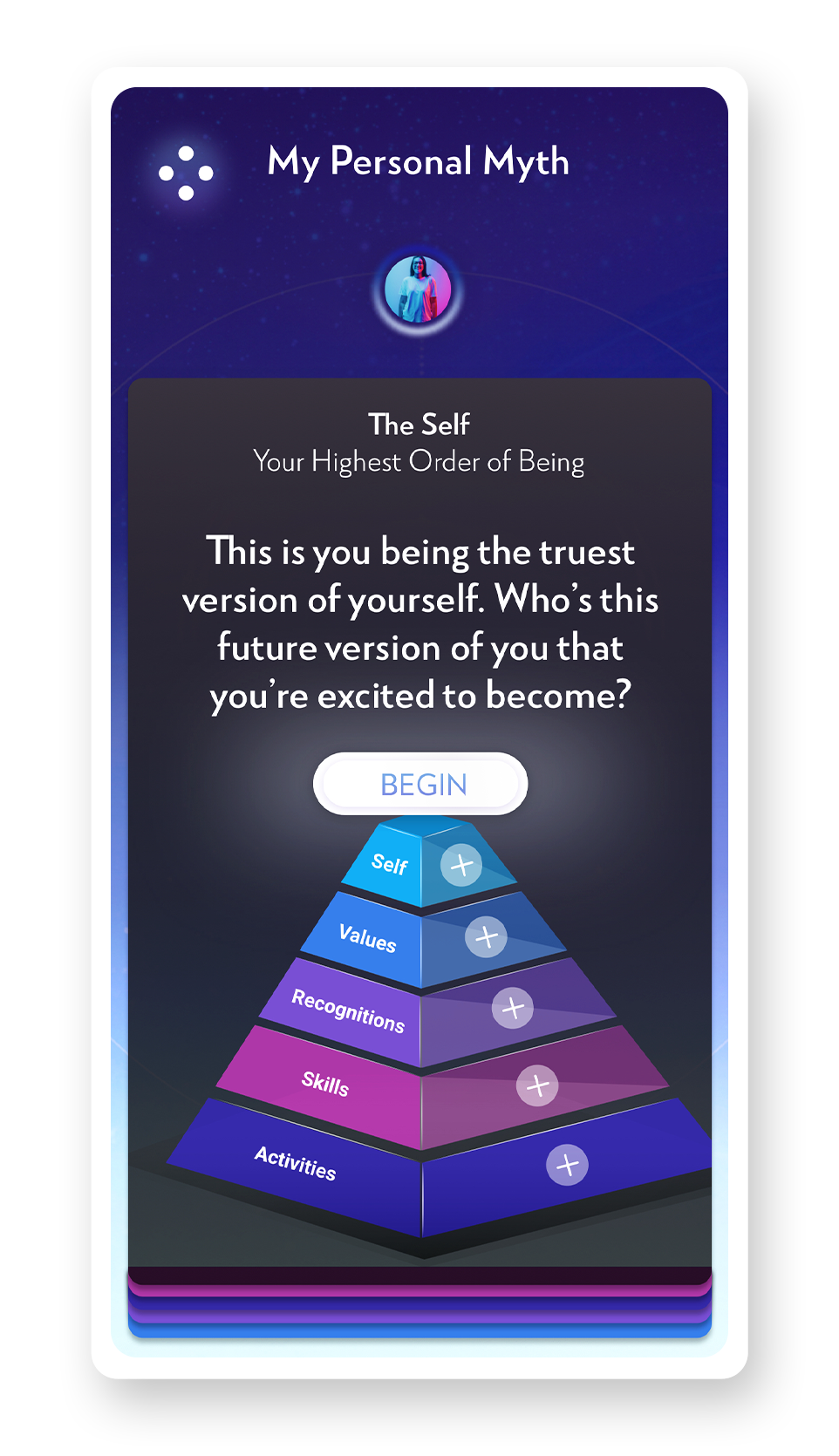 evrmore lets you create your personal myth, build your personal narrative and sense of purpose